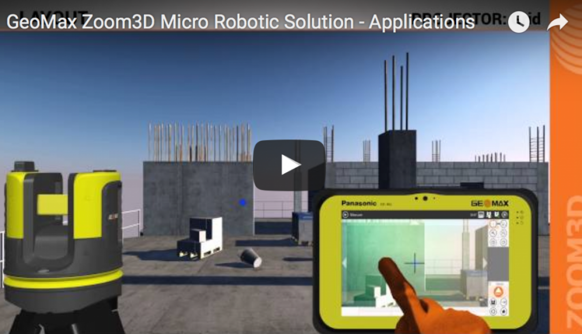 GeoMax Zoom3D Micro Robotic Solution – Applications